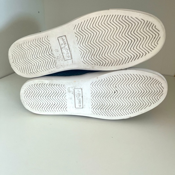 Gray and Black Slip on Shoes / No Tie Sneakers Women’s Size 8 - J/Slides NYC - Picture 5 of 5